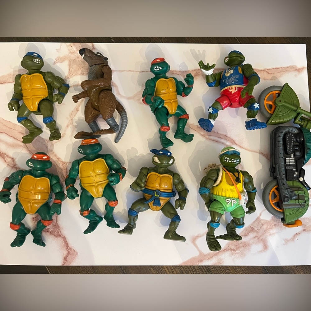 Vintage TMNT Action Figures 1988 1989 1992 ‎ Teenage Mutant Ninja Turtles